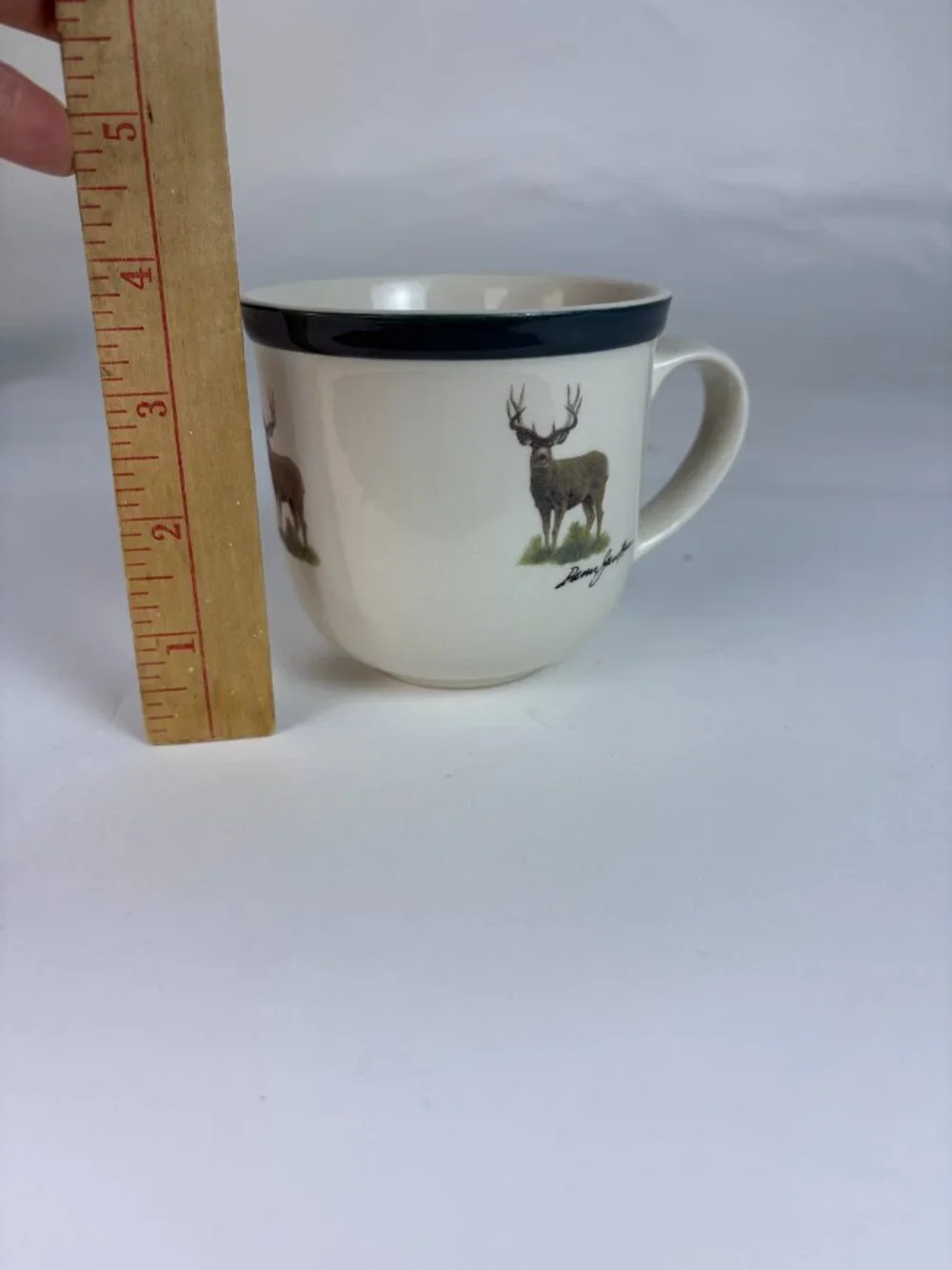 Vintage Angler's Expressions Deer Mug | Buck Wildlife Coffee Cup | Cabin Lodge